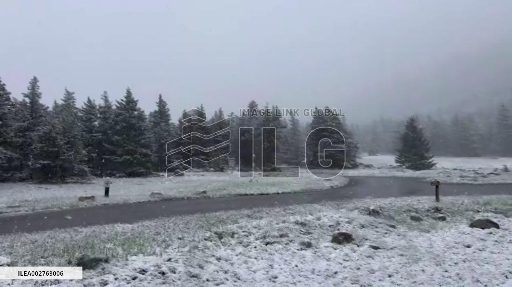 US: Late May Heavy Snow Hits Southern Montana