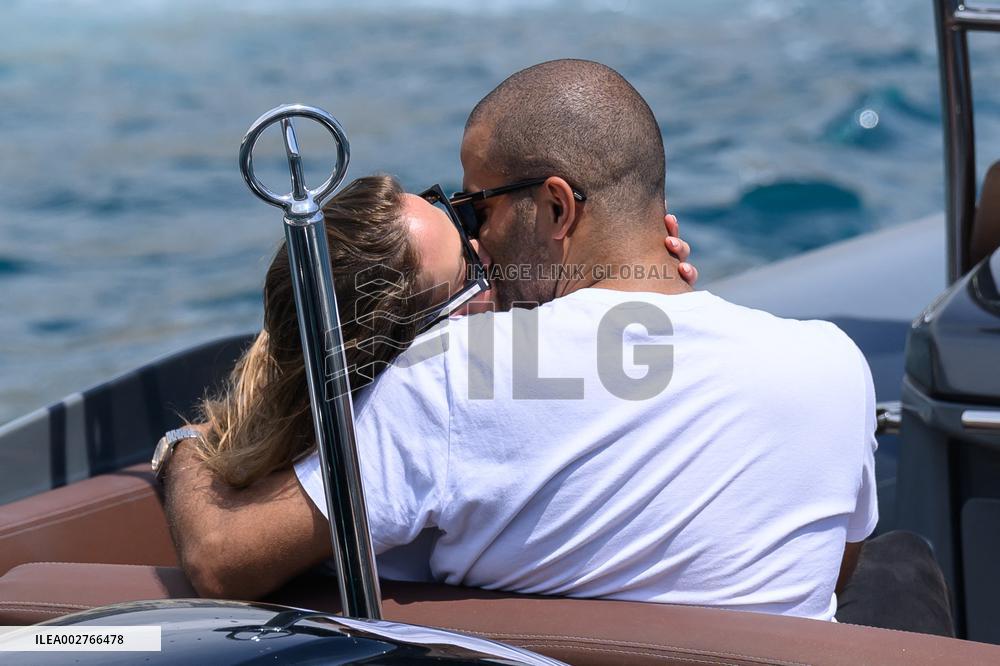 GP Monaco - Tony Parker And Girlfriend Agathe Teyssier