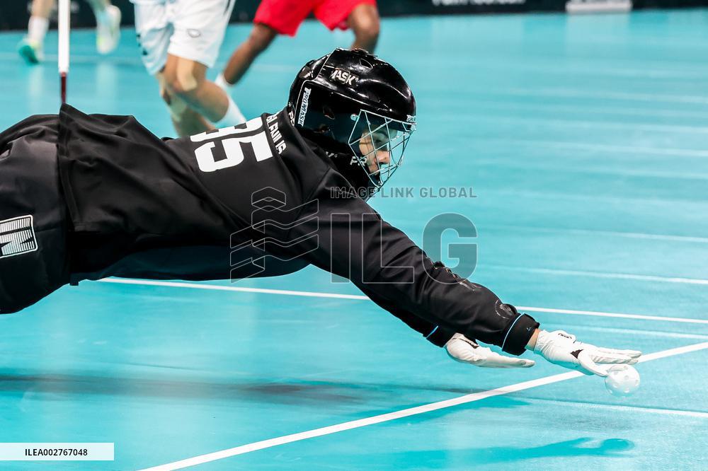 (SP)PHILIPPINES-PASIG CITY-FLOORBALL-WORLD CHAMPIONSHIP QUALIFIERS-SEMIFINALS-THAILAND VS SINGAPORE