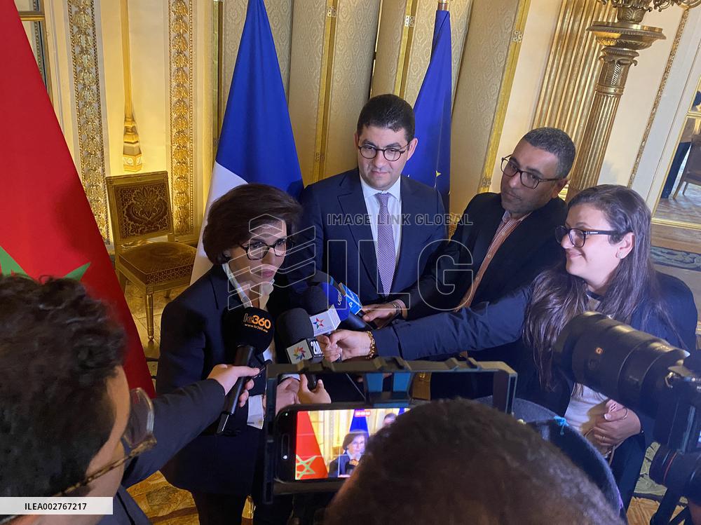 Rachida Dati Meets Her Moroccan Counterpart - Paris
