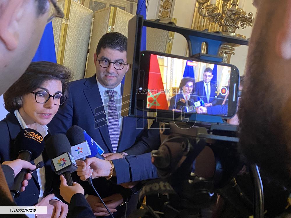 Rachida Dati Meets Her Moroccan Counterpart - Paris