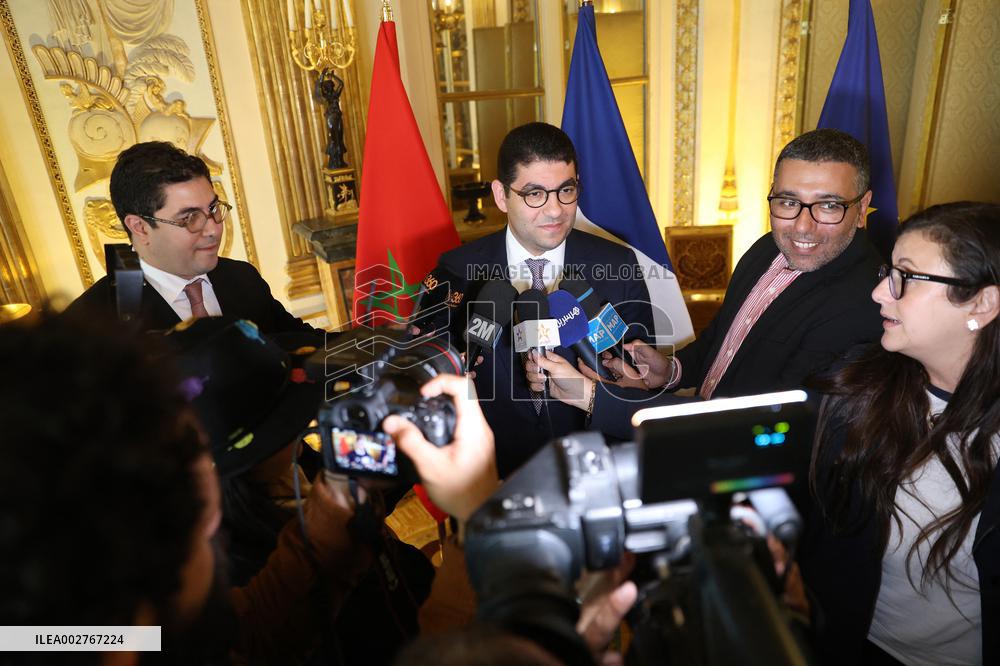 Rachida Dati Meets Her Moroccan Counterpart - Paris