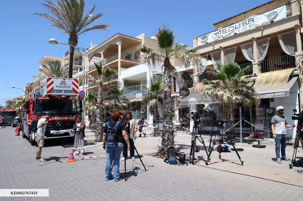 Restaurant Collapses Killing Four - Mallorca
