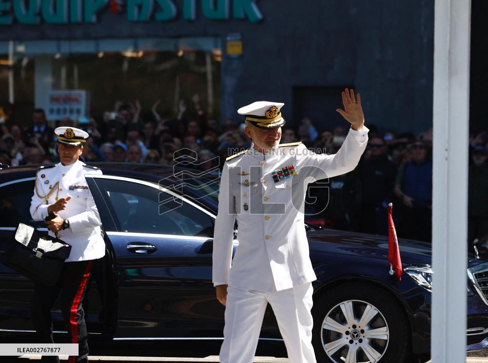 King Felipe Attends Armed Forces Day 2024 - Spain