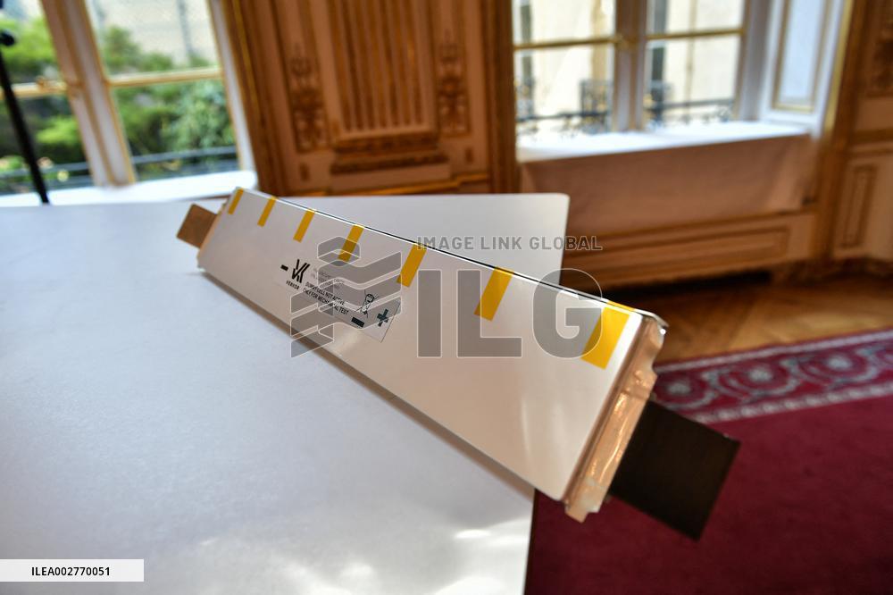 Signing ceremony for the financing of the Verkor Gigafactory in Paris FA