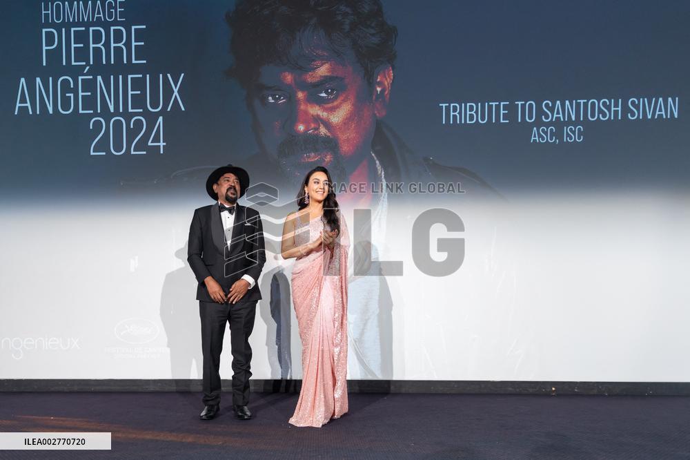Cannes - Pierre Angenieux Prize Award Ceremony