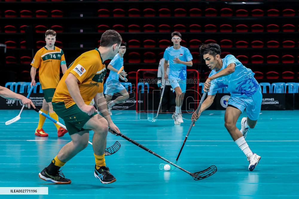 (SP)PHILIPPINES-PASIG-FLOORBALL-WORLD CHAMPIONSHIP QUALIFIERS-3RD PLACE MATCH-AUSTRALIA VS SINGAPORE