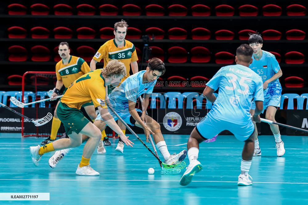 (SP)PHILIPPINES-PASIG-FLOORBALL-WORLD CHAMPIONSHIP QUALIFIERS-3RD PLACE MATCH-AUSTRALIA VS SINGAPORE