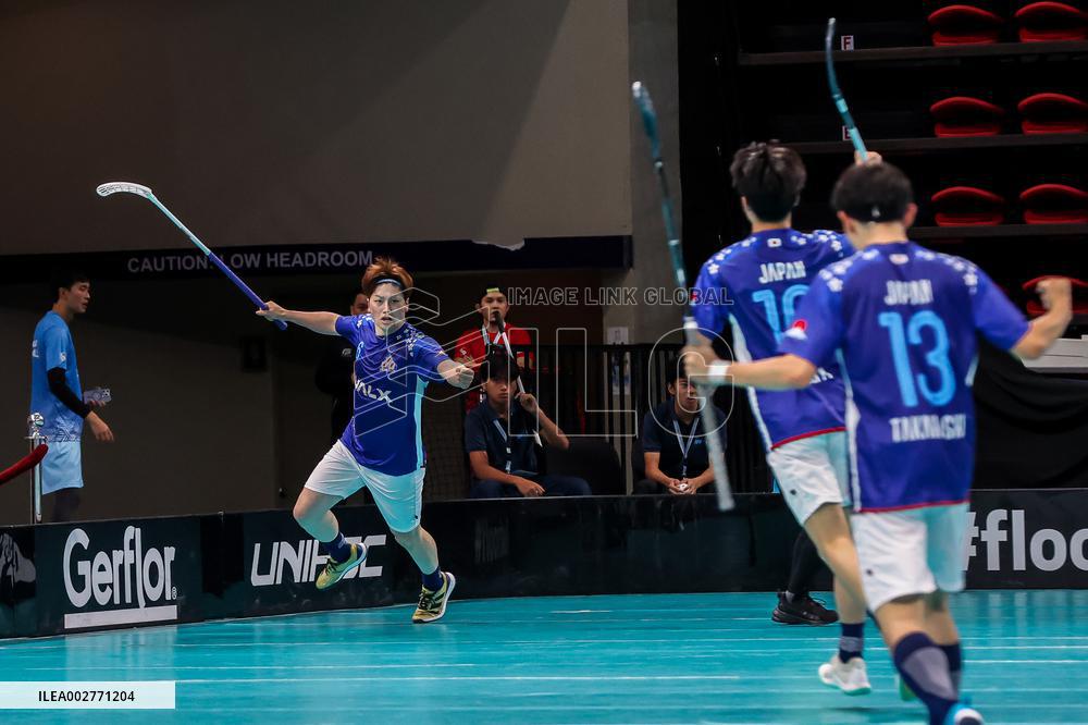 (SP)PHILIPPINES-PASIG-FLOORBALL-WORLD CHAMPIONSHIP QUALIFIERS-5TH PLACE MATCH-JAPAN VS SOUTH KOREA