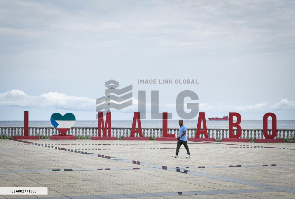 EQUATORIAL GUINEA-MALABO-CITY VIEW