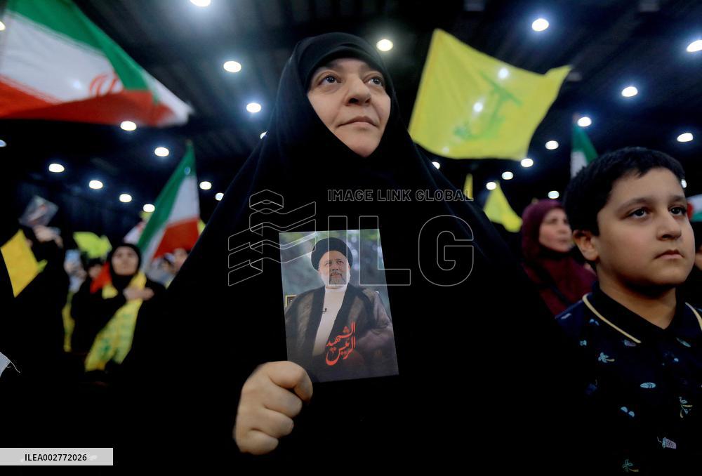 LEBANON-BEIRUT-RAISI-HEZBOLLAH-MEMORIAL SERVICE