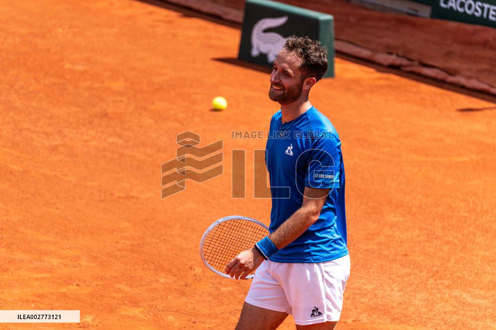 Roland Garros 2024 - Gael Montfils - Constant Lestienne Training Session - Paris