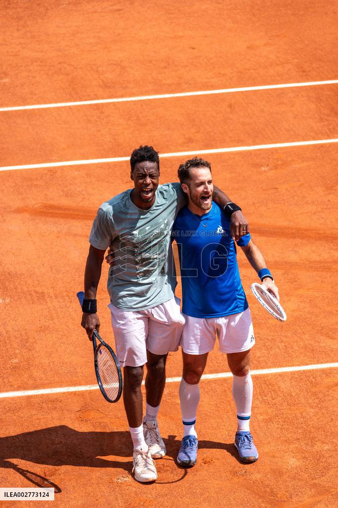 Roland Garros 2024 - Gael Montfils - Constant Lestienne Training Session - Paris