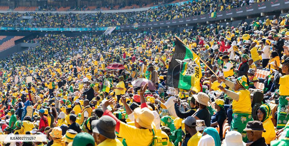 SOUTH AFRICA-JOHANNESBURG-ANC-ELECTION RALLY