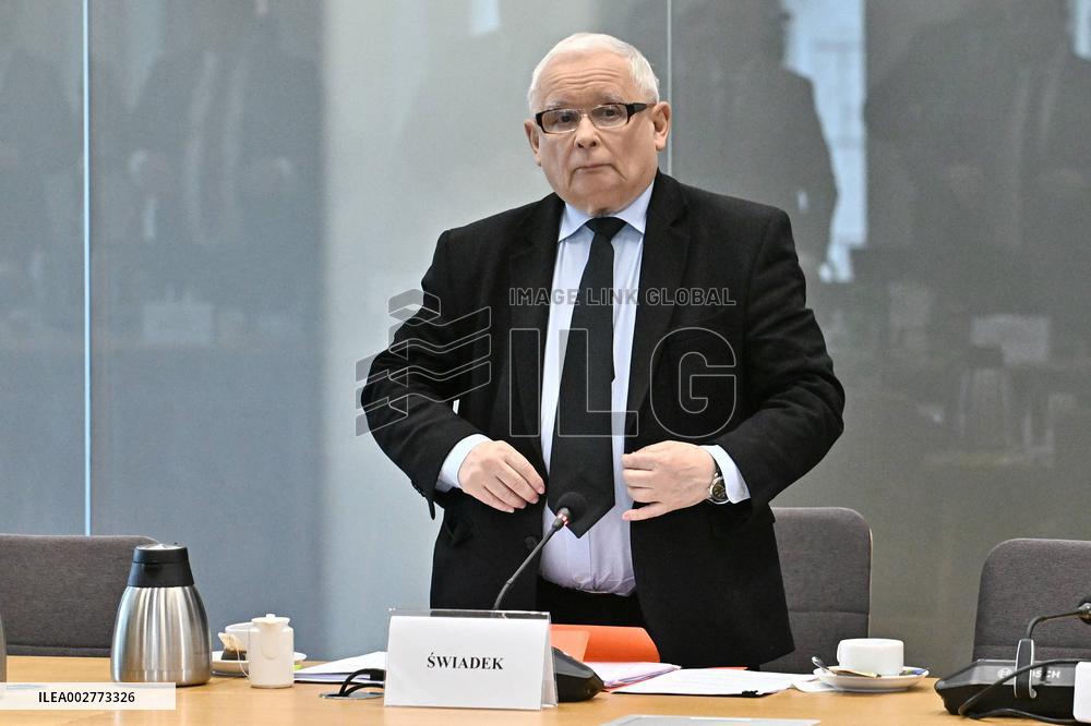 Kaczynski Interrogated On Envelope Elections Case - Warsaw