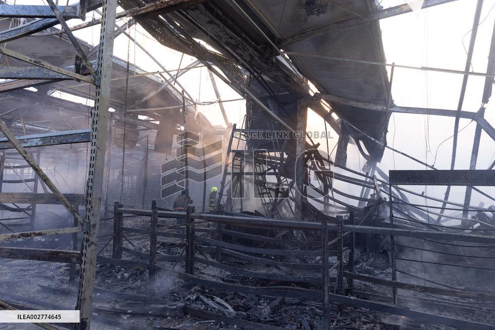 Russian Strike On Epicenter In Kharkiv