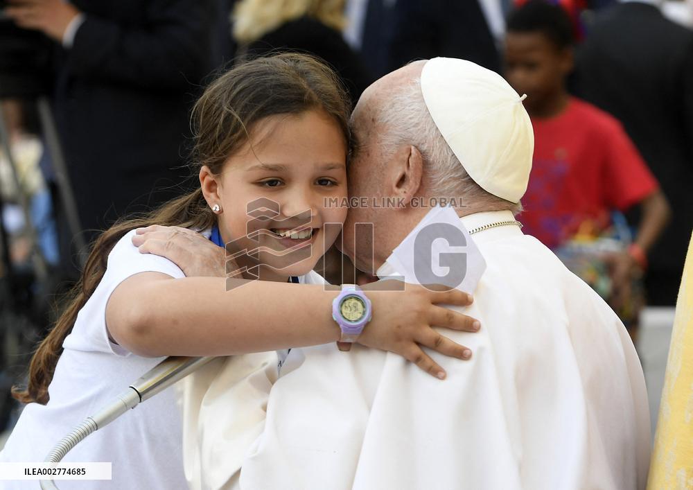 Pope Francis Leads First World Children's Day - Rome