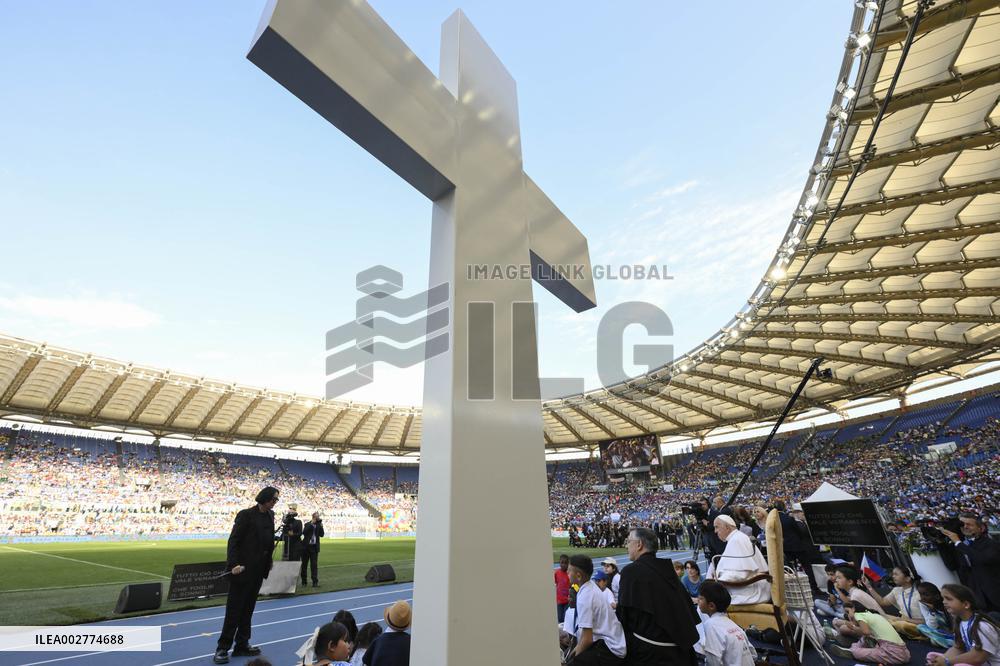 Pope Francis Leads First World Children's Day - Rome
