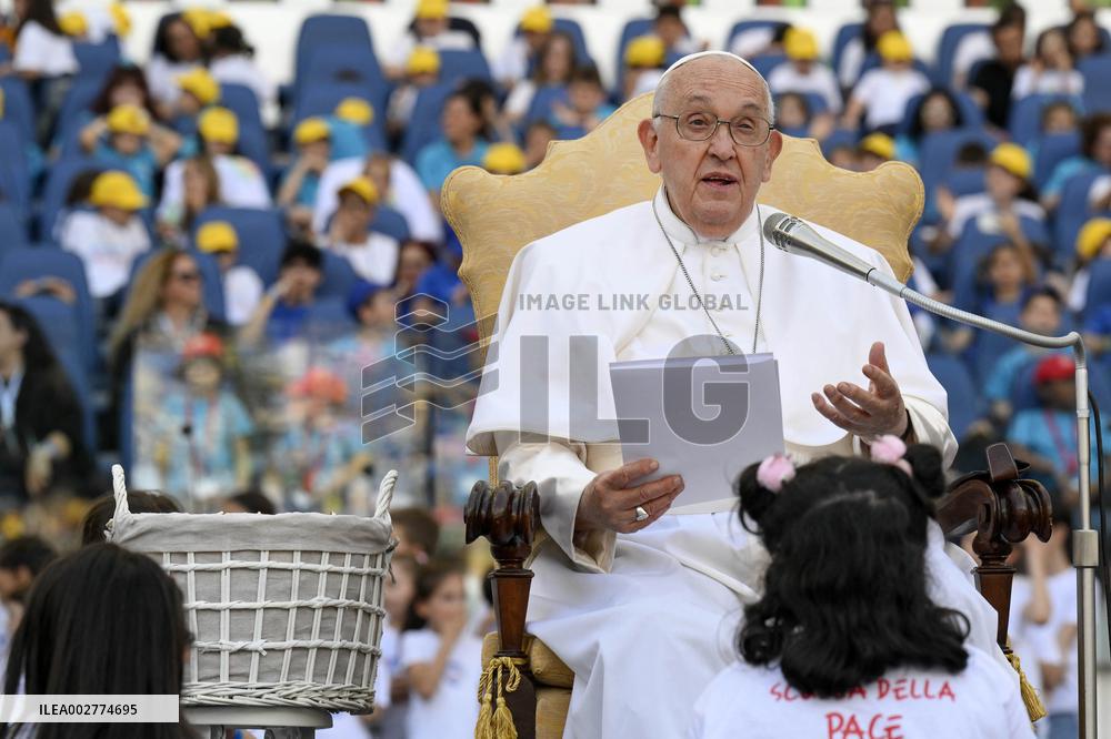 Pope Francis Leads First World Children's Day - Rome