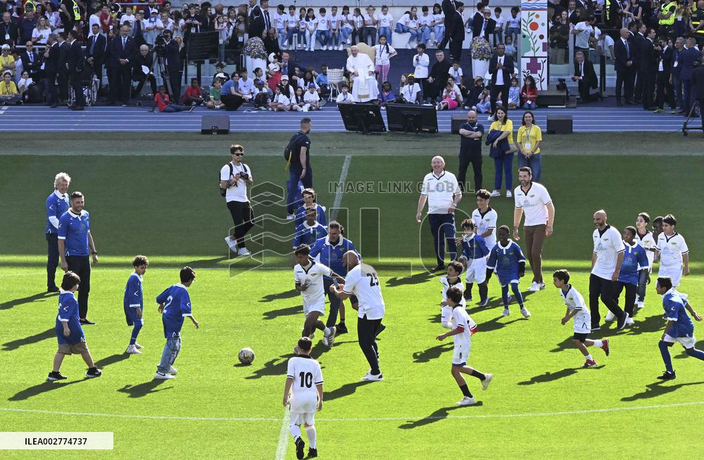 Pope Francis Leads First World Children's Day - Rome
