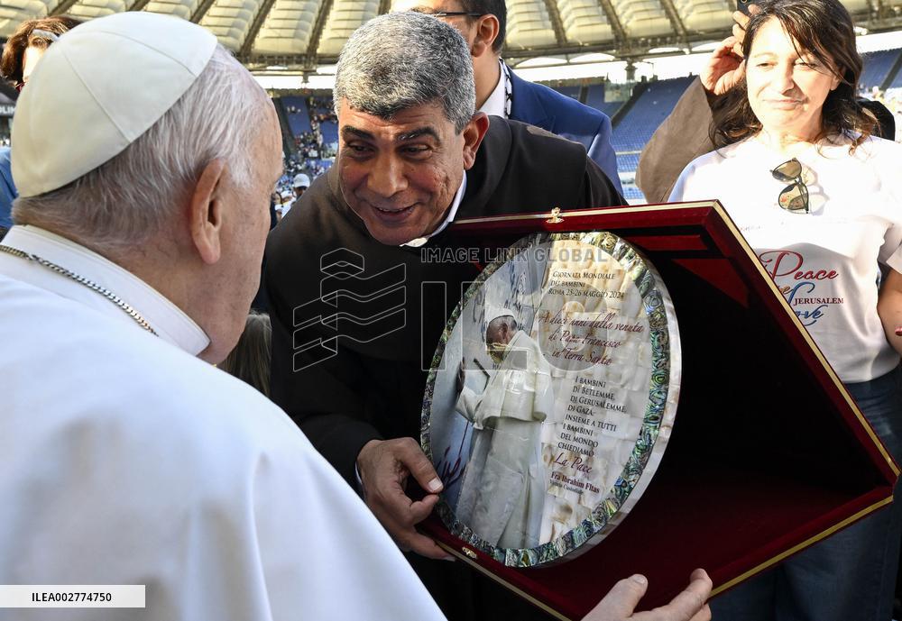 Pope Francis Leads First World Children's Day - Rome