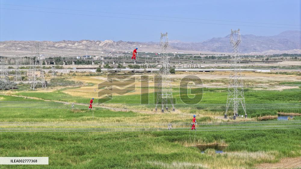 West-east Power Transmission Network Construction in Korla