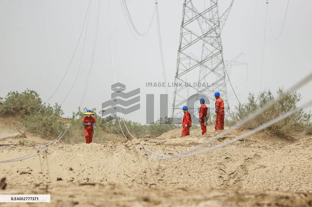 West-east Power Transmission Network Construction in Korla