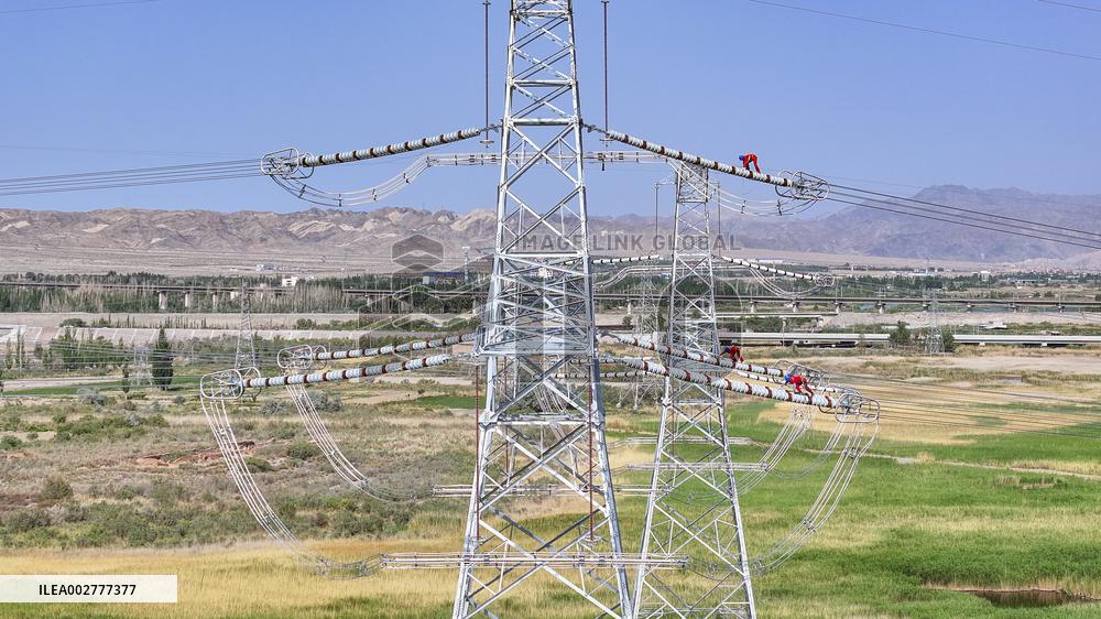 West-east Power Transmission Network Construction in Korla