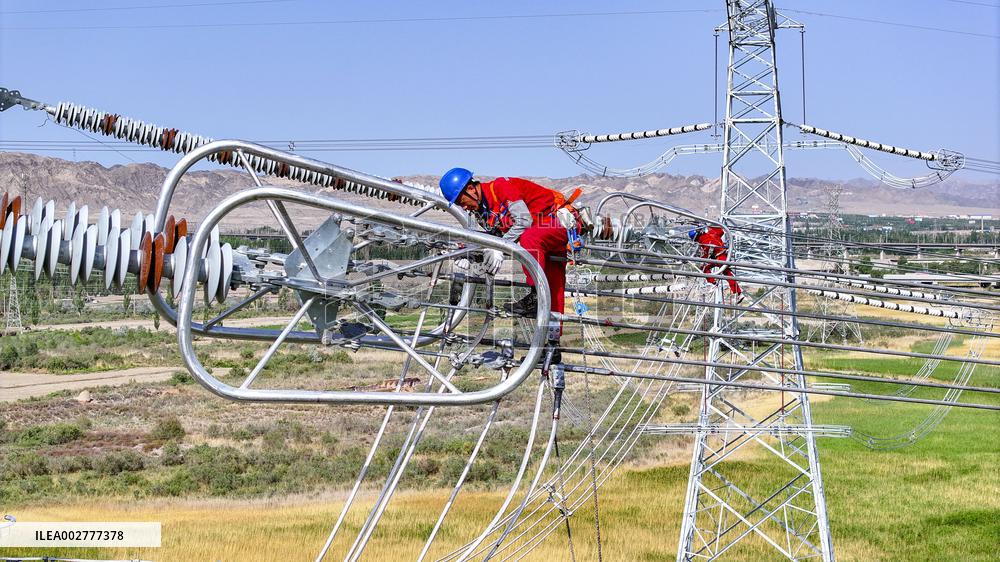 West-east Power Transmission Network Construction in Korla