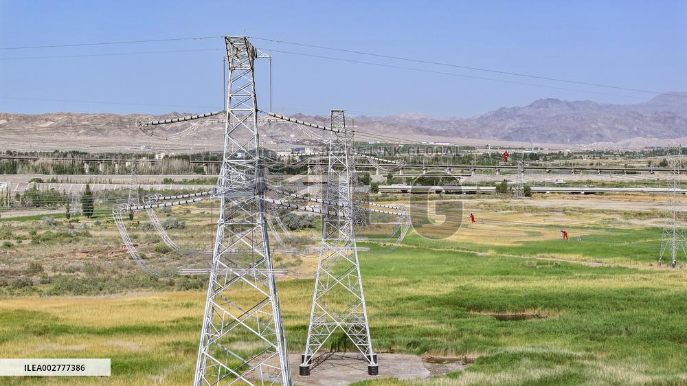 West-east Power Transmission Network Construction in Korla