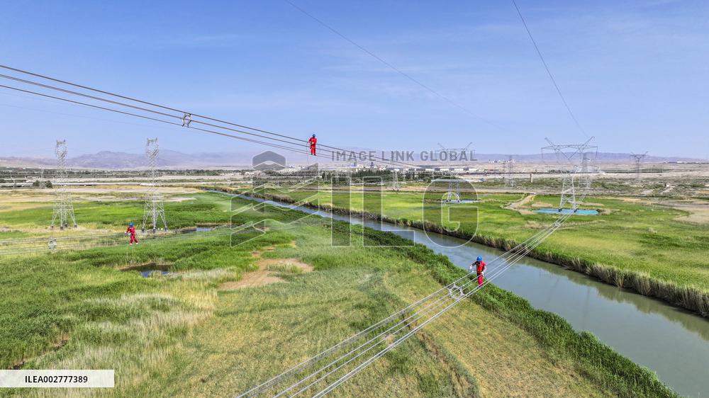 West-east Power Transmission Network Construction in Korla