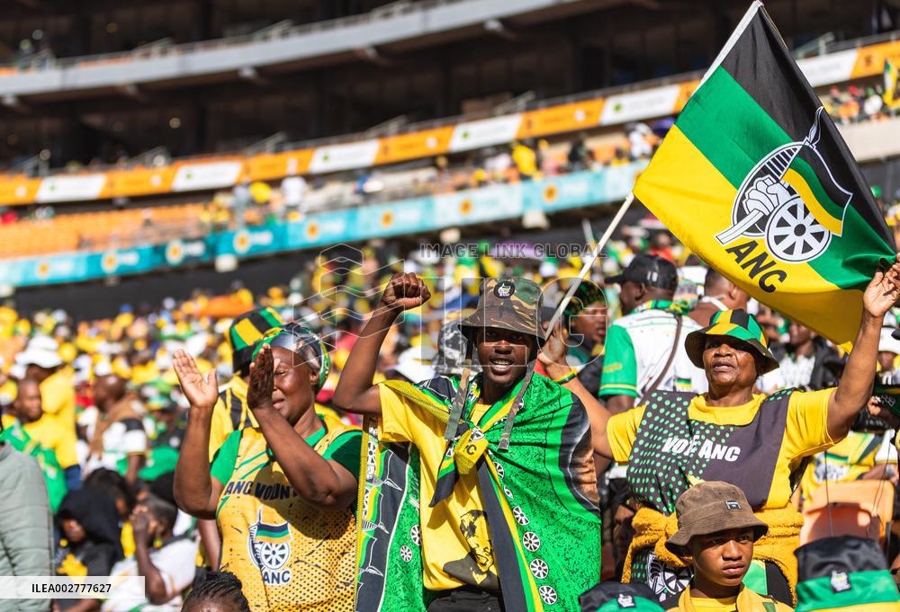 ANC Holds Final Rally Before The National Elections - Johannesburg