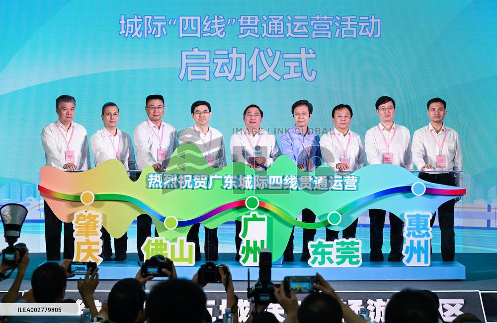 CHINA-GUANGDONG-INTERCITY RAILWAYS-CONNECTION (CN)