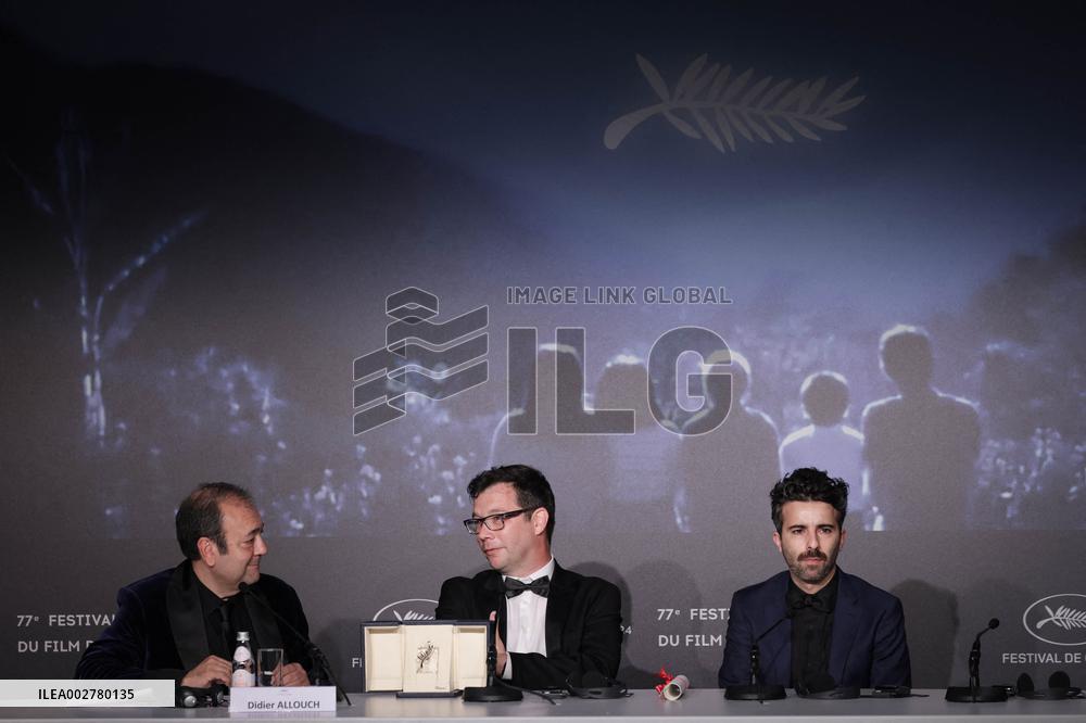 Cannes Palme D'Or Winner Press Conference