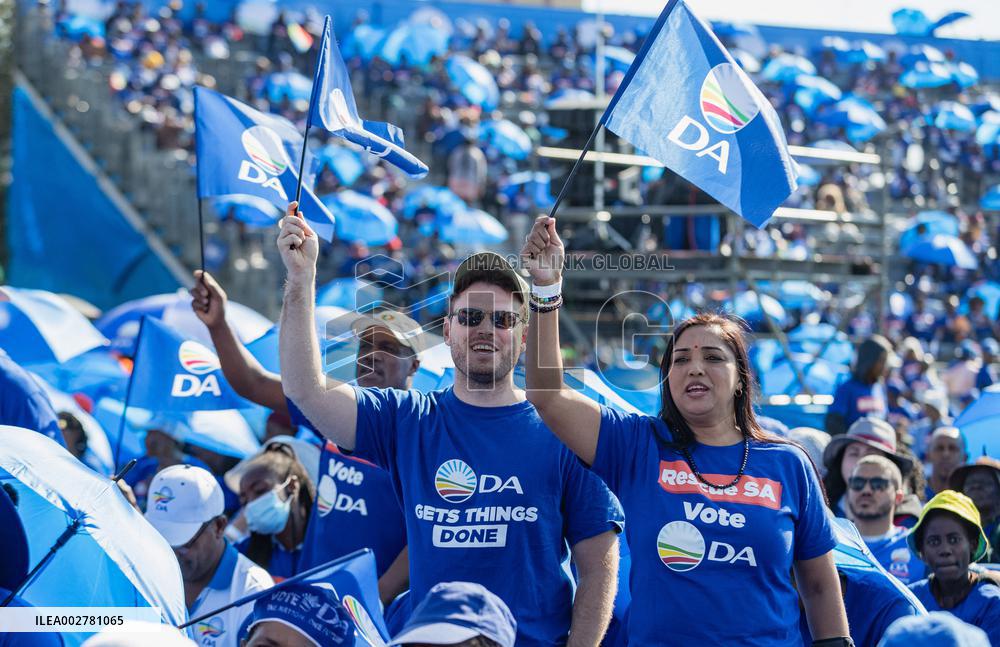 SOUTH AFRICA-DA-ELECTION RALLY
