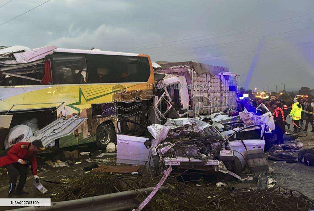 T?RKIYE-MERSIN-HIGHWAY ACCIDENT