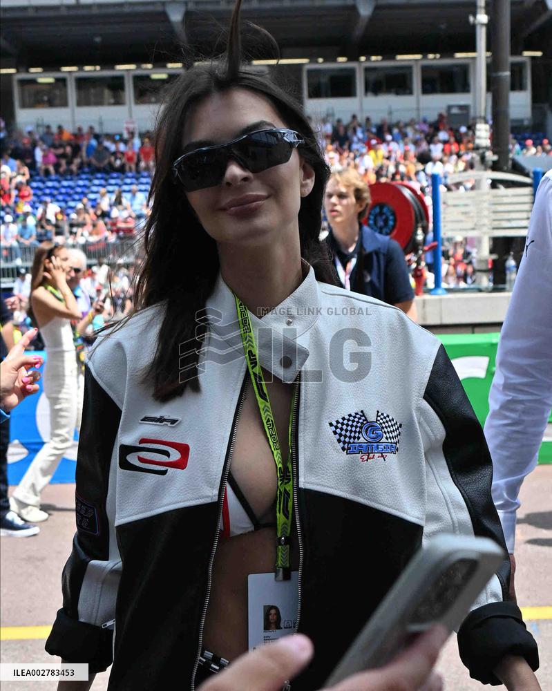 Emily Ratajkowski Attends Monaco GP