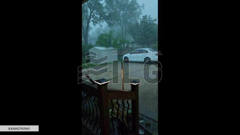 US: Powerful Storms Batter St. Louis Area In Missouri Causing Damage