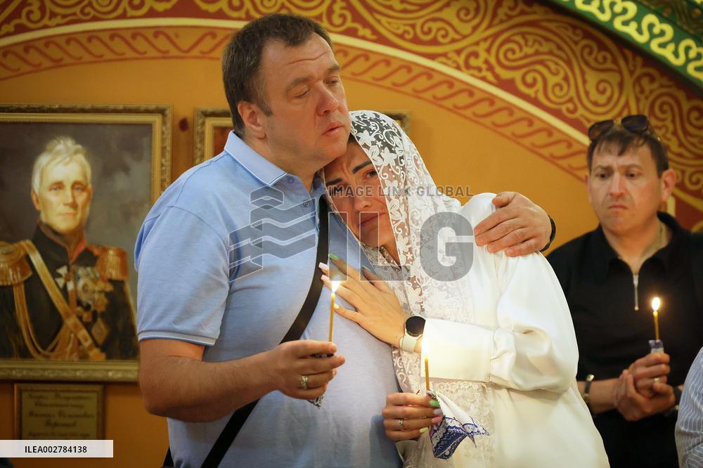 Funeral of 4yo girl fatally wounded in April 29 Russian missile attack in Odesa