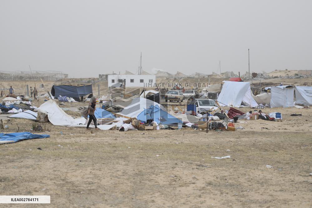 Tent Compound In Khan Yunis - Southern Gaza