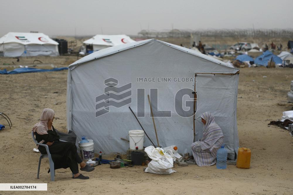 Tent Compound In Khan Yunis - Southern Gaza
