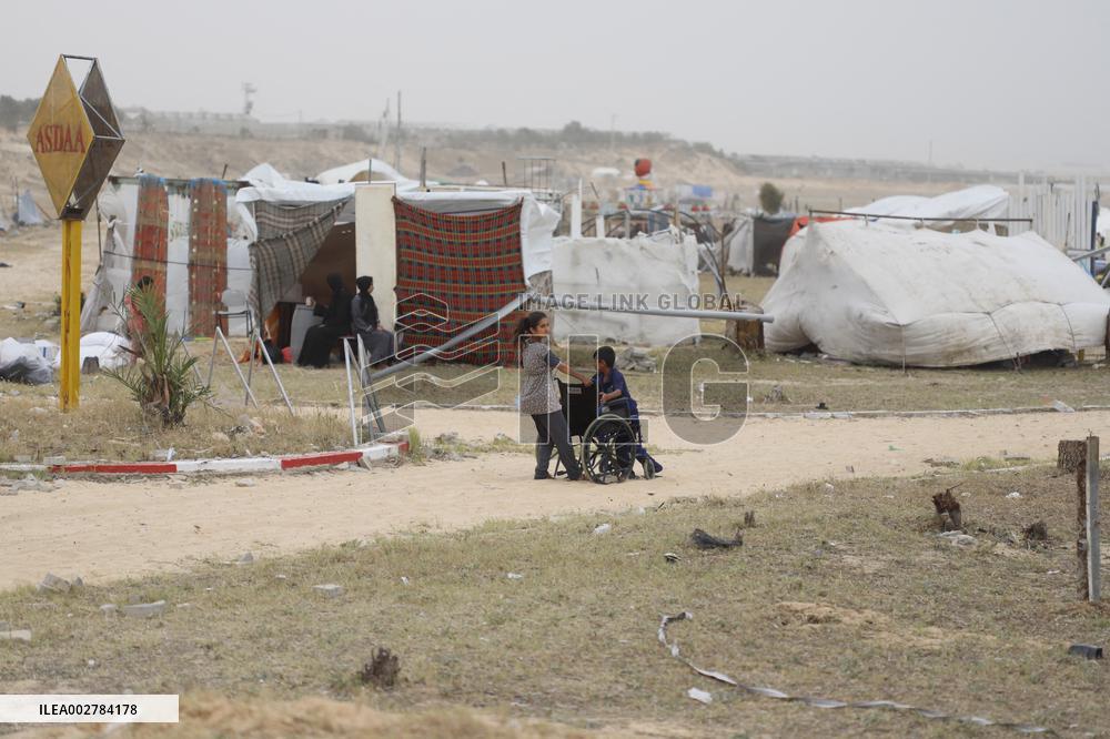 Tent Compound In Khan Yunis - Southern Gaza