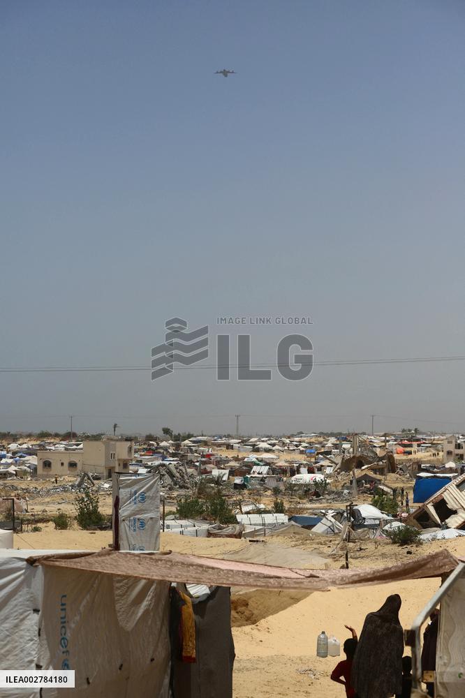 Tent Compound In Khan Yunis - Southern Gaza