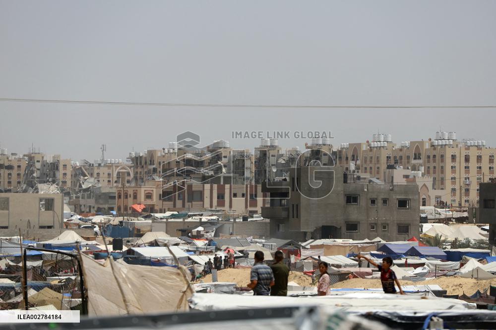 Tent Compound In Khan Yunis - Southern Gaza