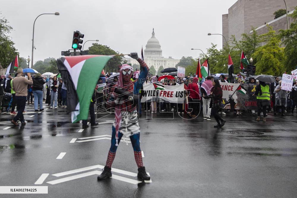 Pro-Palestine Protest - Washington