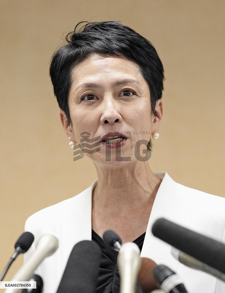 Opposition lawmaker Renho to run for Tokyo governor