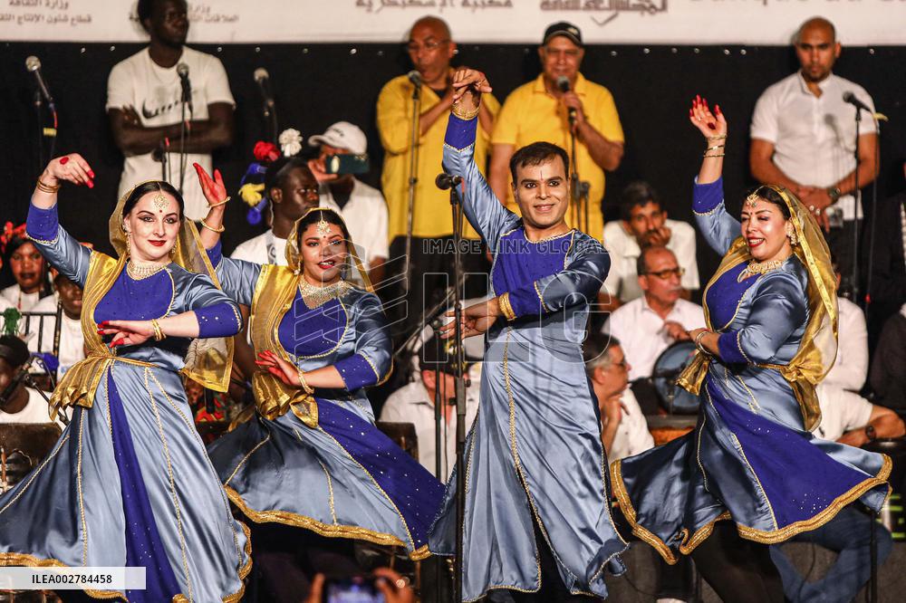 EGYPT-CAIRO-DRUMS AND TRADITIONAL ARTS-FESTIVAL-OPENING