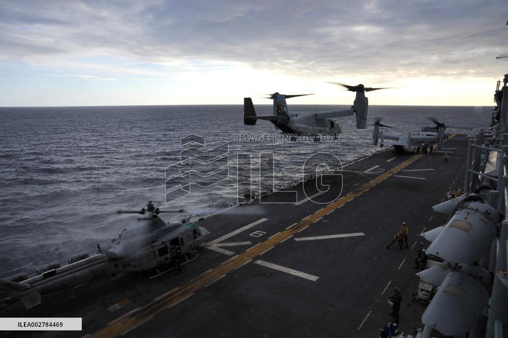 US Assault Ship Rushed To Red Sea Fight