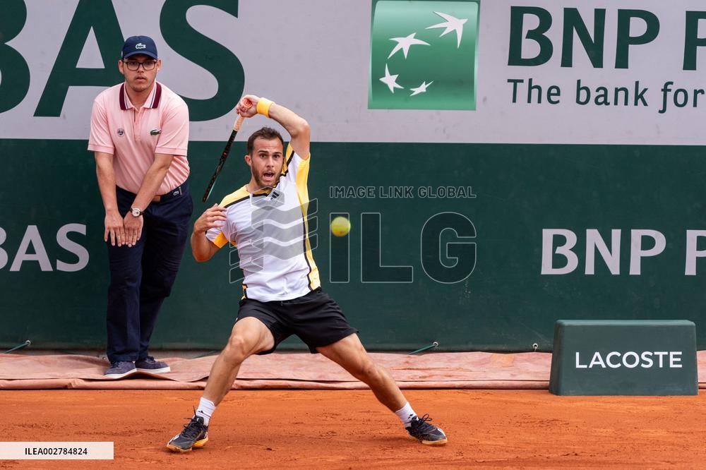 French Open - Hugo Gaston v Ben Shelton
