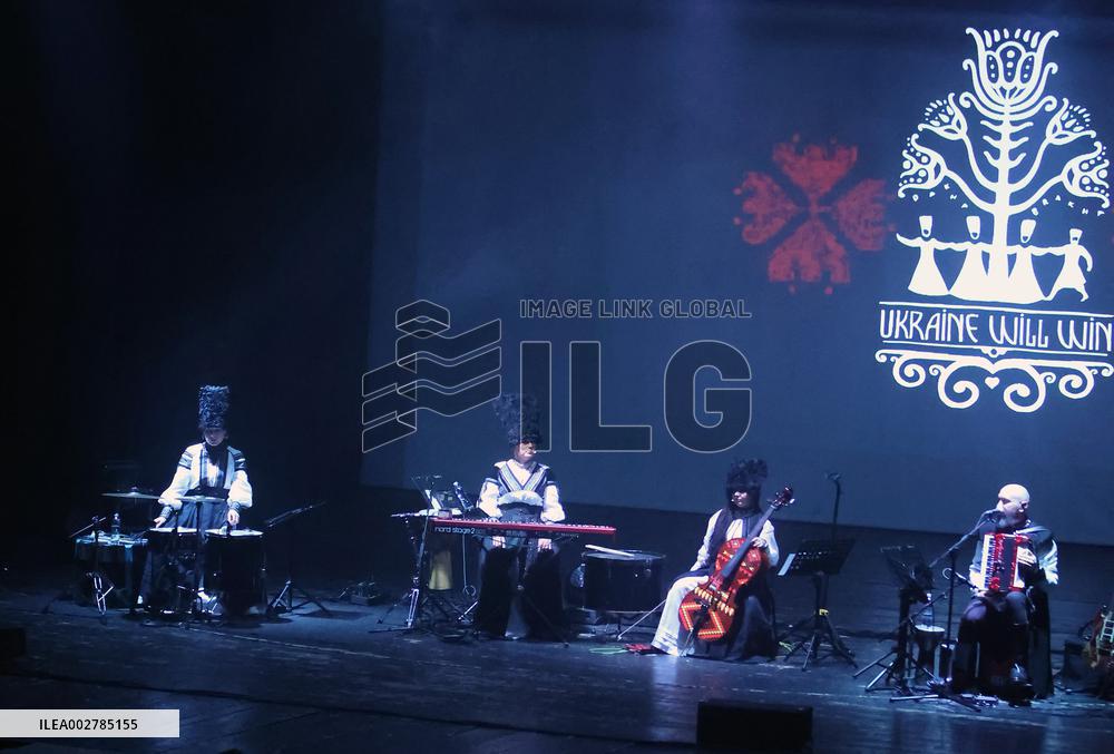 Charity concert of DakhaBrakha band in Ivano-Frankivsk